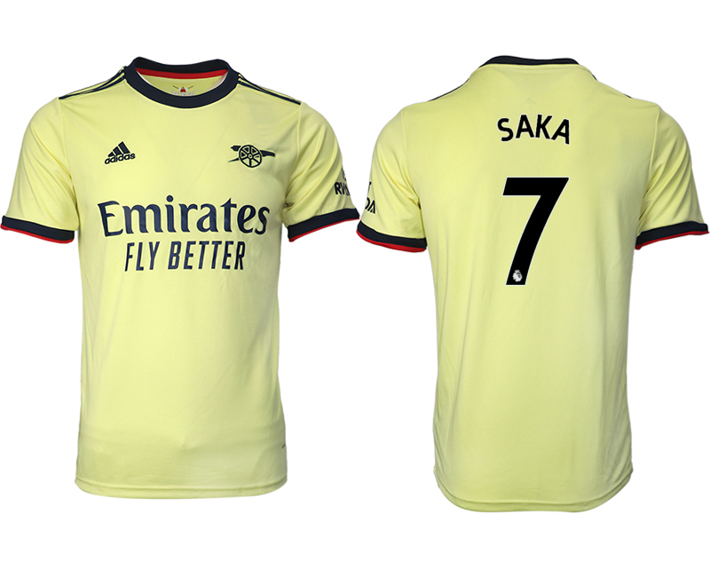 Men 2021-2022 Club Arsenal away aaa version green #7 Soccer Jersey